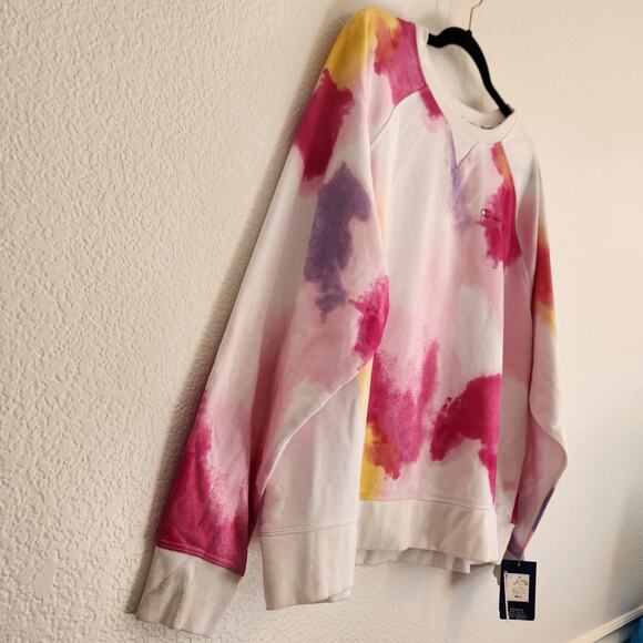 Champion Women Size 2XL Campus French Terry Crew Fuchsia Athletic Sweatshirt NWT - Picture 6 of 10